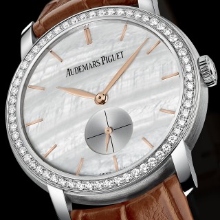 Audemars Piguet Jules Audemars Replica Watches With White Mother-Of-Pearl Dials