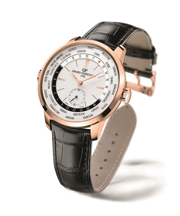 Girard Perregaux “WW.TC” 1966 fake watches with white dials are choices of successful people.