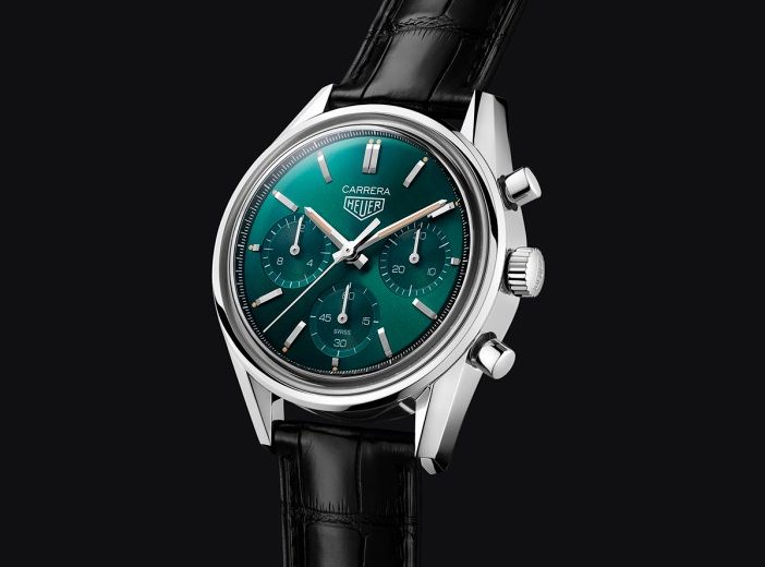 Cheap UK Fake TAG Heuer Carrera Green Special Edition For Sale