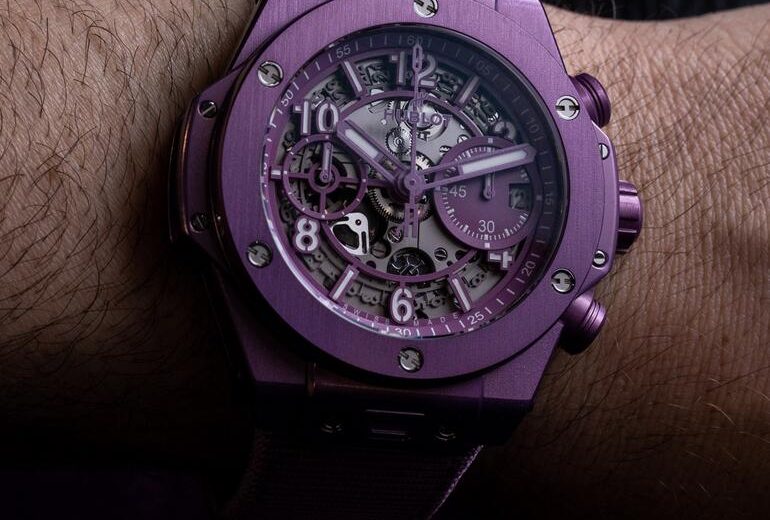 Hands-On: Cheap UK Replica Hublot Big Bang UNICO Summer Purple Watches 42MM In Aluminum