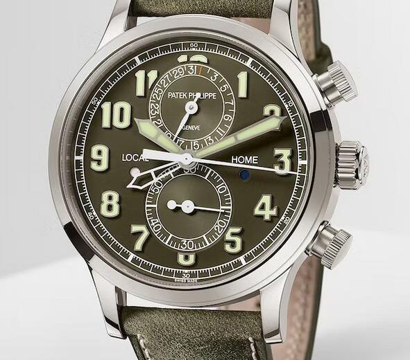 2023 AAA Replica Patek Philippe’s First Pilot-Style Travel Time Chronograph Watches UK