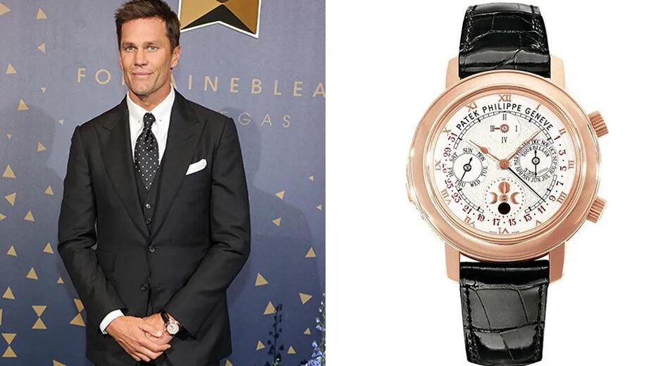 Tom Brady Just Paired Coveted Swiss Made Top Patek Philippe Replica Watches UK With A Suave 3-Piece Suit In Las Vegas